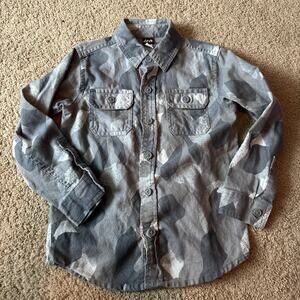 tea collection boys button up shirt size 5